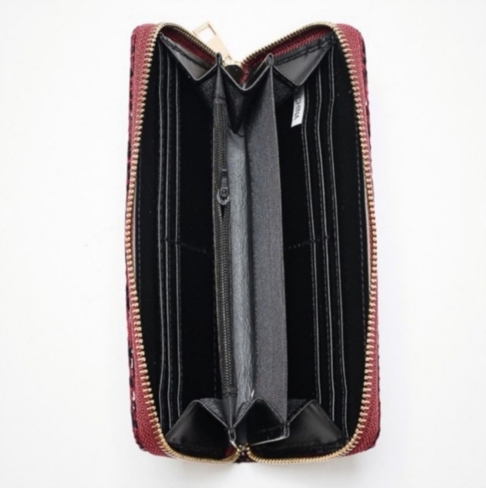 Red Leopard Print Wallet - Picture 4 of 4